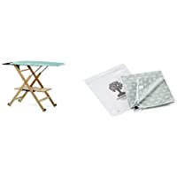 Los mejores  - Foppapedretti Assai Tabla de Planchar- Natural- Dimensiones Abiertas: H 85-88-91 P 50 L 123 cm + Lacopertina Funda para…